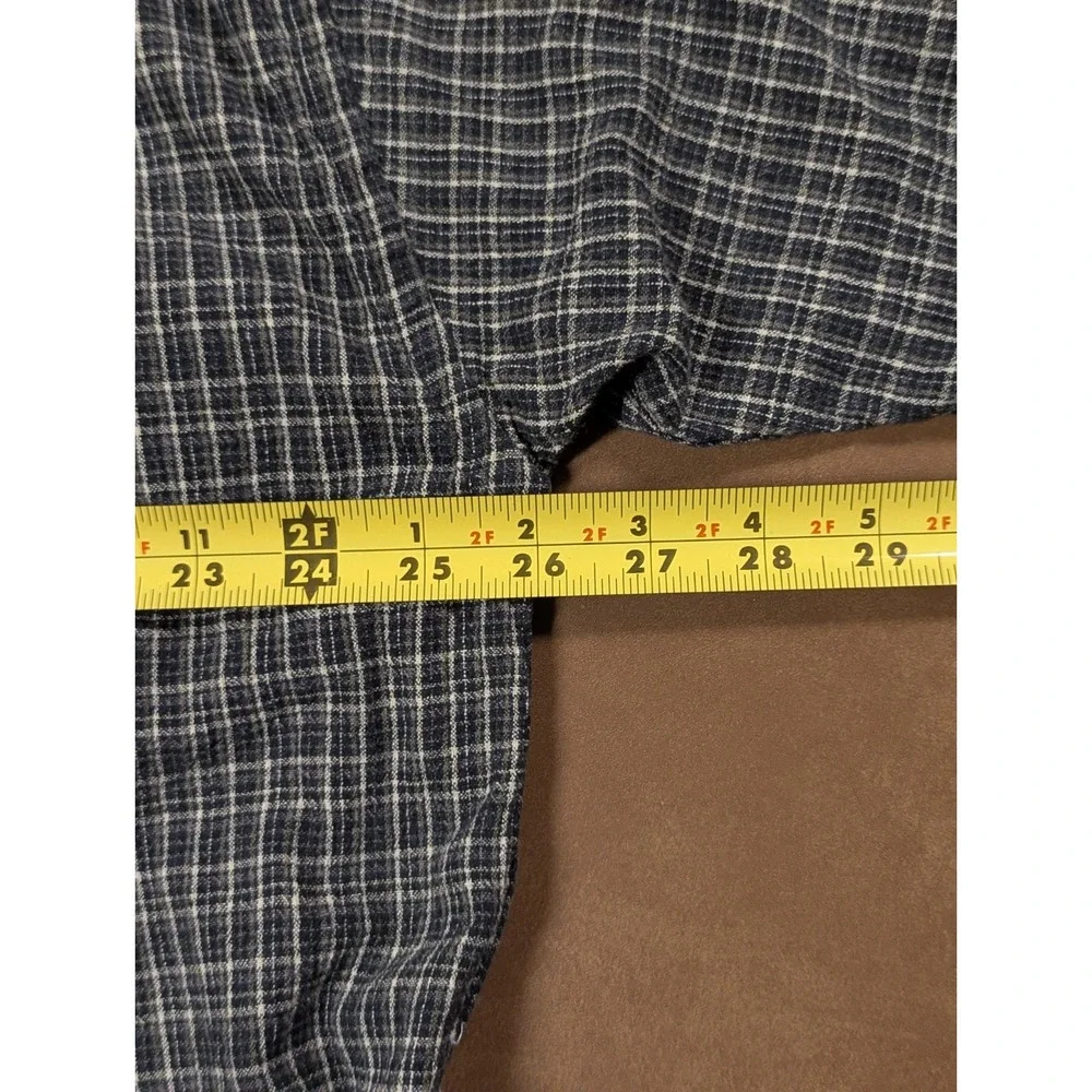 Salmon River Traders Shirt Men's XL Check Short Sleeve‎ Button Down 100% Cotton